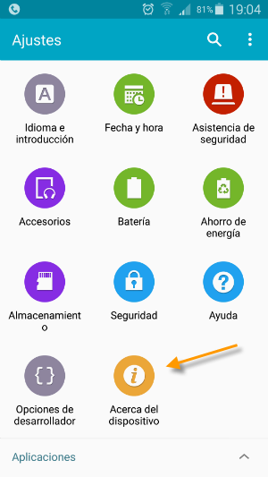 Comprobar versión de Android 2